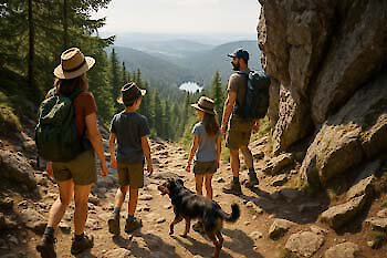 Ausflug mit Hund im Bayerischen Wald